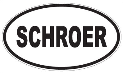 SCHROER - Oval Sticker