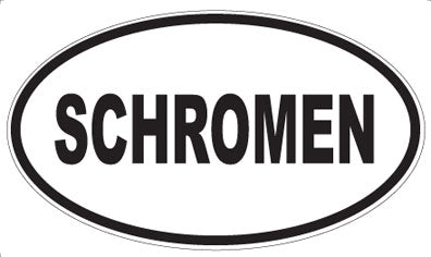 SCHROMEN - Oval Magnet