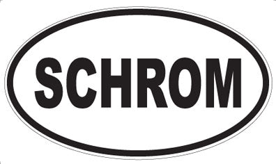 SCHROM - Oval Magnet