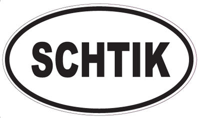 SCHTIK - Oval Sticker