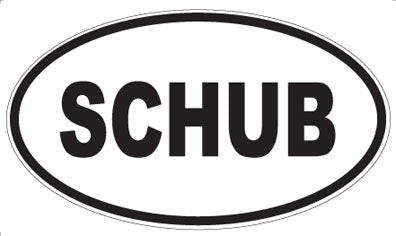 SCHUB - Oval Magnet
