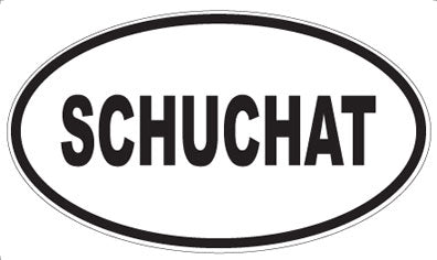 SCHUCHAT - Oval Sticker