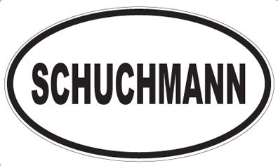 SCHUCHMANN - Oval Sticker