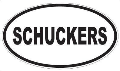 SCHUCKERS - Oval Magnet