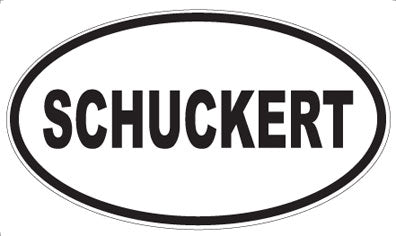 SCHUCKERT - Oval Magnet