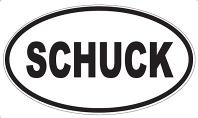 SCHUCK - Oval Magnet