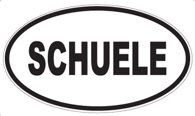 SCHUELE - Oval Magnet