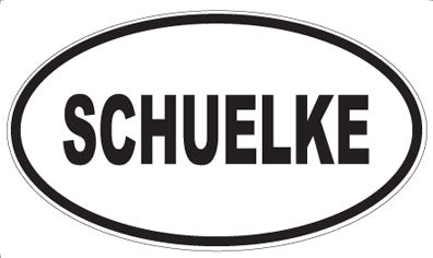 SCHUELKE - Oval Sticker