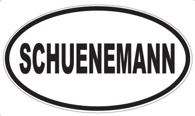 SCHUENEMANN - Oval Magnet