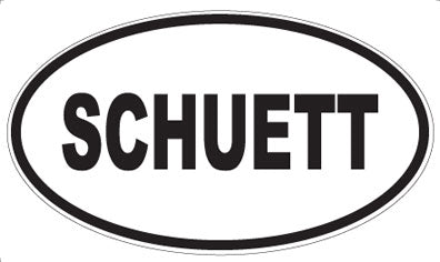 SCHUETT - Oval Magnet