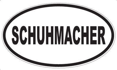 SCHUHMACHER - Oval Magnet