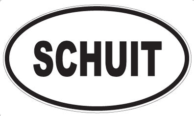 SCHUIT - Oval Magnet