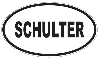 SCHULTER - Oval Magnet