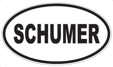 SCHUMER - Oval Magnet