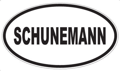 SCHUNEMANN - Oval Magnet