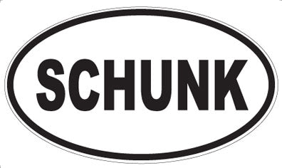 SCHUNK - Oval Sticker