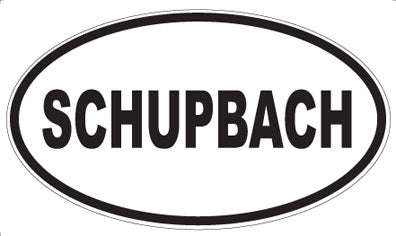 SCHUPBACH - Oval Sticker