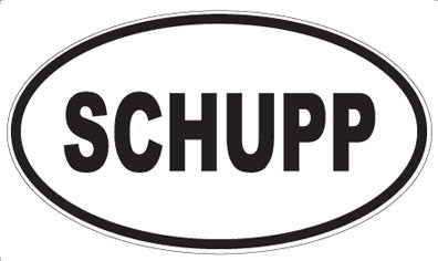 SCHUPP - Oval Magnet