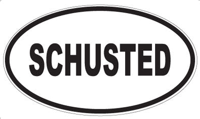 SCHUSTED - Oval Magnet