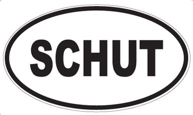 SCHUT - Oval Sticker