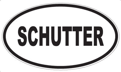 SCHUTTER - Oval Sticker