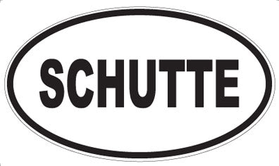 SCHUTTE - Oval Magnet