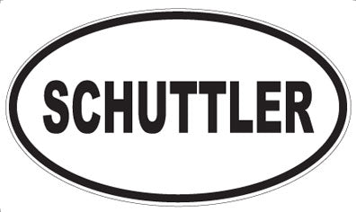 SCHUTTLER - Oval Sticker