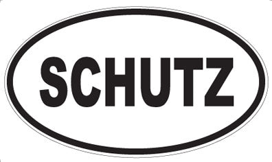 SCHUTZ - Oval Magnet