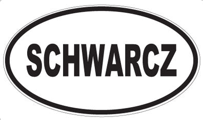 SCHWARCZ - Oval Magnet