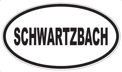 SCHWARTZBACH - Oval Sticker
