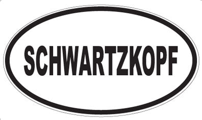 SCHWARTZKOPF - Oval Sticker