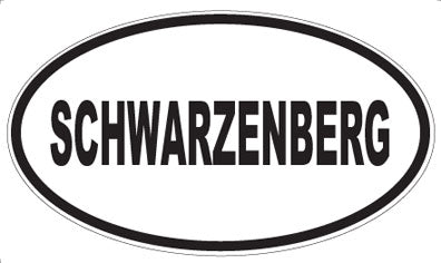 SCHWARZENBERG - Oval Magnet