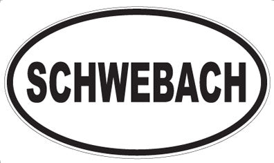 SCHWEBACH - Oval Magnet