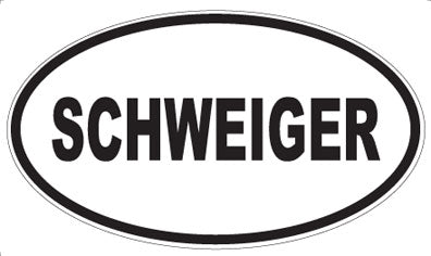 SCHWEIGER - Oval Magnet