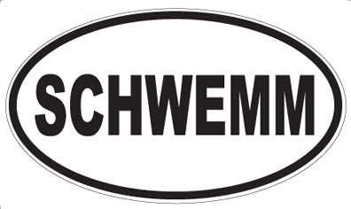 SCHWEMM - Oval Magnet
