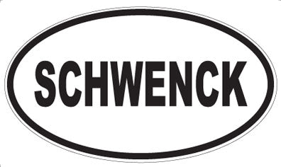 SCHWENCK - Oval Magnet