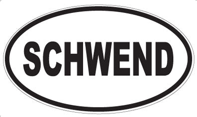 SCHWEND - Oval Magnet