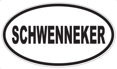 SCHWENNEKER - Oval Magnet