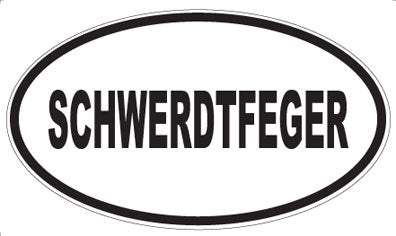 SCHWERDTFEGER - Oval Sticker