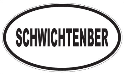 SCHWICHTENBER - Oval Magnet