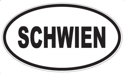 SCHWIEN - Oval Magnet