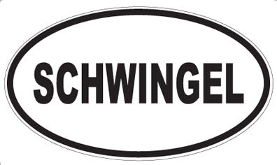 SCHWINGEL - Oval Magnet