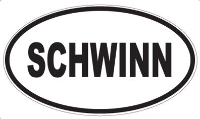 SCHWINN - Oval Sticker