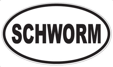 SCHWORM - Oval Sticker