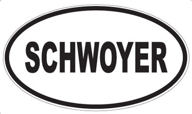 SCHWOYER - Oval Magnet