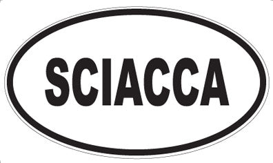 SCIACCA - Oval Magnet