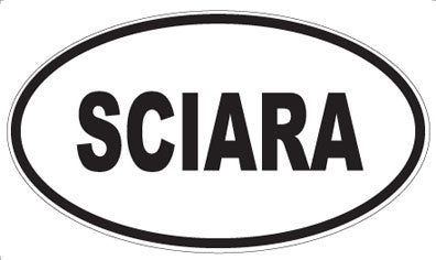 SCIARA - Oval Magnet
