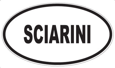 SCIARINI - Oval Magnet