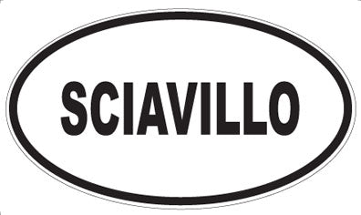 SCIAVILLO - Oval Magnet