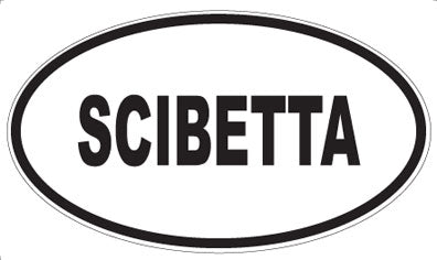 SCIBETTA - Oval Magnet